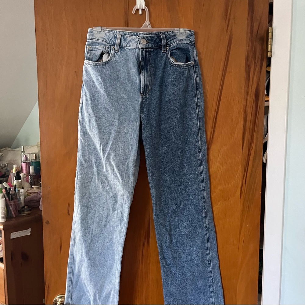 Garage Split-Dye High-Waisted Jeans